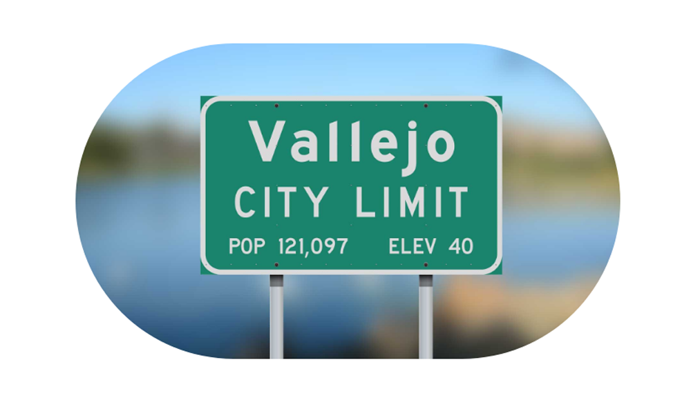 Khu dân cư VIP Fiber Vallejo Giới hạn thành phố, Dân số 121,097